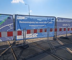 Remont mostu Grunwaldzkiego w Krakowie