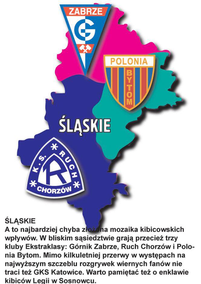 Mapka śląskie