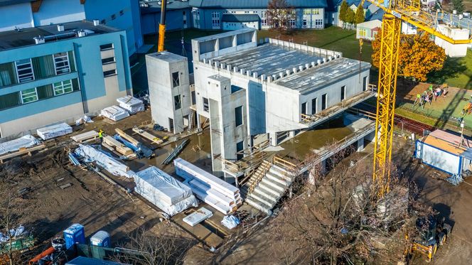 Budowa Kulturoteki w Wesołej w Warszawie