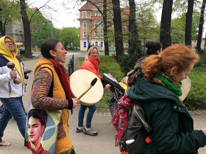 Happening "Boso przez Grudziądz"