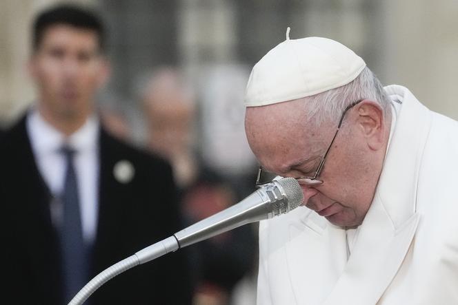  Płaczący papież wczoraj gdy mówił o Ukrainie