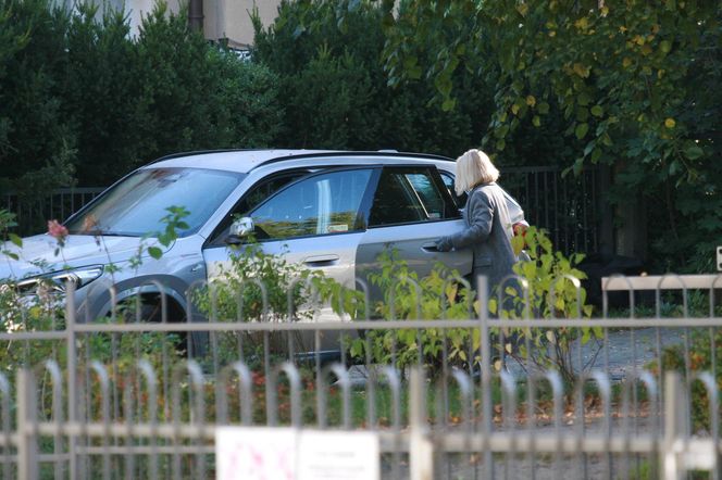 Małgorzata Tusk w wypożyczonym BMW.