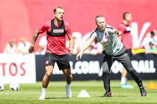 Kamil Grosicki, Robert Golarczyk, trening, Jurata