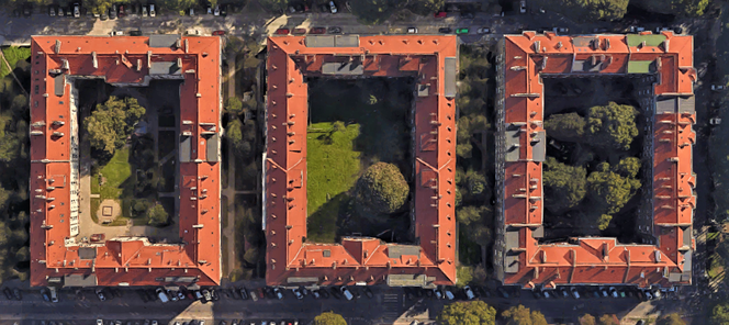 Szczecin w szczególe według Google Earth