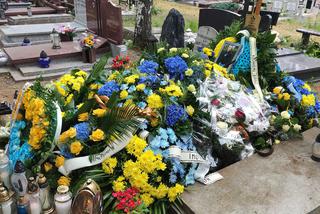 Jego grób tonął w barwach Elany Toruń