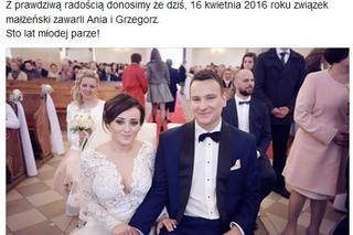 Ania i Grzegorz z Rolnik szuka żony wzięli ślub