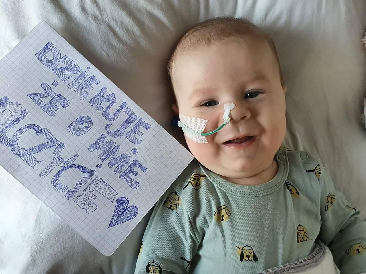 Mały Oliwier z Wadowic walczy z SMA. Pilnie potrzebuje najdroższego leku na świecie