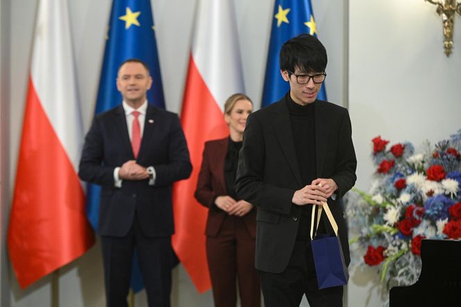 Pierwsza para RP spotkała się z finalistami konkursu chopinowskiego