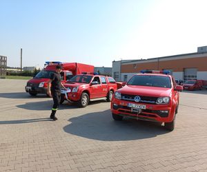 Strażacy z Wielkopolski jadą do zagrożonego powodzią Głogowa nad Odrą