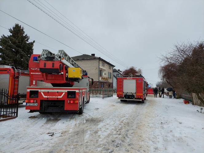 Tragiczny pożar w Kałkowie 23.01.22