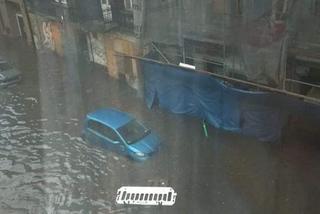 Burza w Tarnowskich Górach i zalane drogi