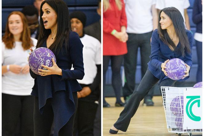 Meghan Markle na sali gimnastycznej