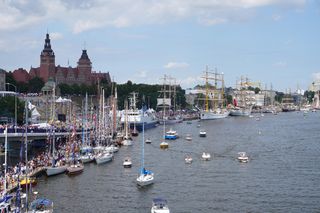 The Tall Ships Races 2024: dzień drugi. Tłumy na Wałach Chrobrego [ZDJĘCIA]