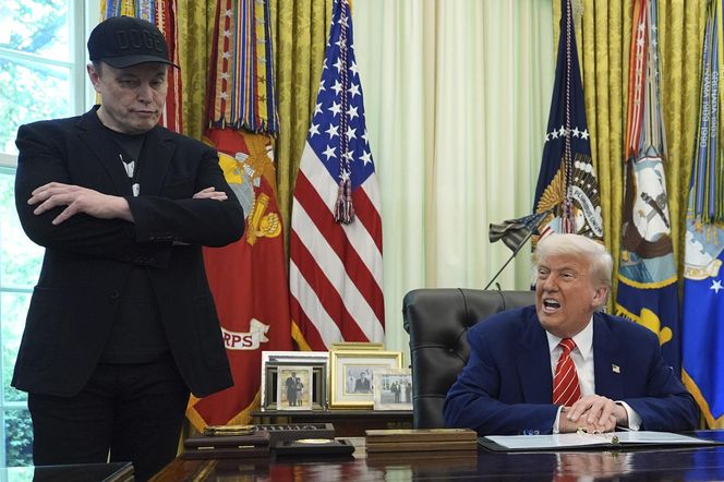 Elon Musk w Białym Domu z podbitym okiem 