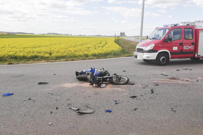 Śmiertelny wypadek motocyklisty pod Brzegiem