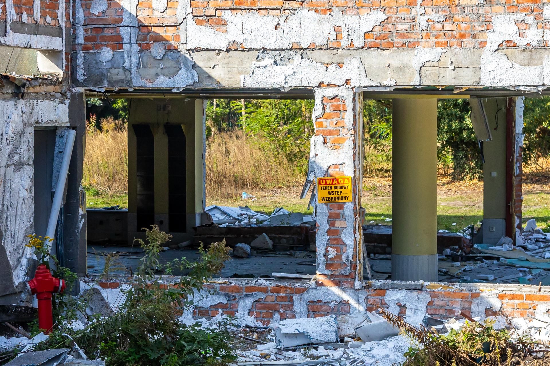 Opuszczona willa przy Ryżowej 72 w Warszawie