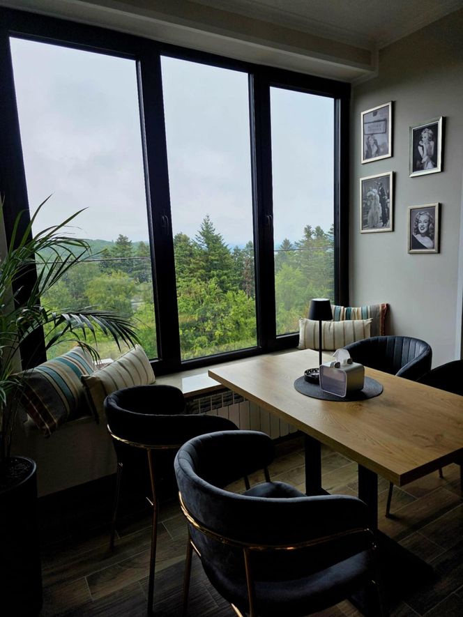 Kawiarnia Widokowa w Polańczyku Perła Bieszczadów.