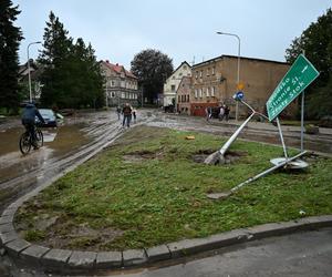 Lądek Zdrój po przejściu fali