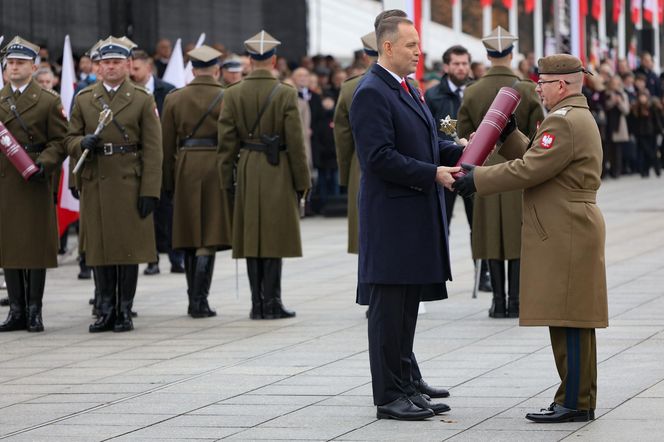 Święto Niepodległości. Karol Nawrocki na placu Piłsudskiego