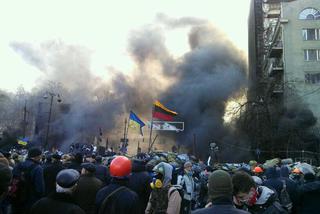 UKRAINA, KIJÓW, EUROMAJDAN + HRUSZEWSKIEGO WIDEO NA ŻYWO: Kijów znów płonie! Trzy osoby zginęły, jest wielu rannych