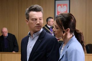 M jak miłość odc. 1874. Jakub Karski (Krzysztof Kwiatkowski), Martyna (Magdalena Turczeniewicz)