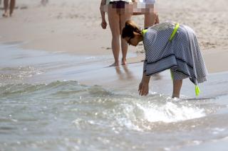 Marta Manowska na plaży