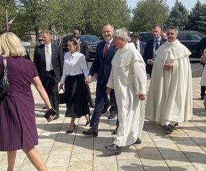 Karol Nawrocki z małżonką w USA. Tak przyjęto ich w Doleystown