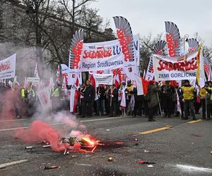 Strajk generalny rolników w Warszawie