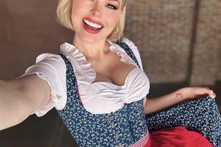 Kibice zakochani w prowadzącej studio Ligi Mistrzów