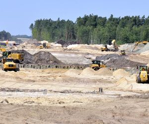 Budowa S17 na południe od Zamościa