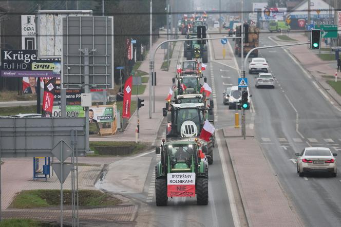 Protest rolników 20.03.2024. Utrudnienia na autostradzie A2