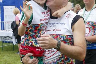 Szymon Wydra z synkiem Rysiem