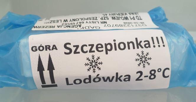 Pierwsze szczepienia przeciwko covid-19 w Lesznie. Dziś zaszczepiono 30 osób