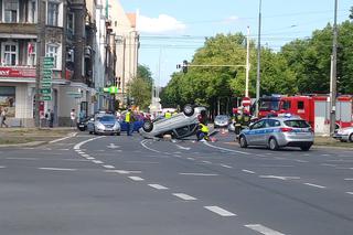 Uwaga szczecińscy kierowcy - wypadek na placu Kościuszki!