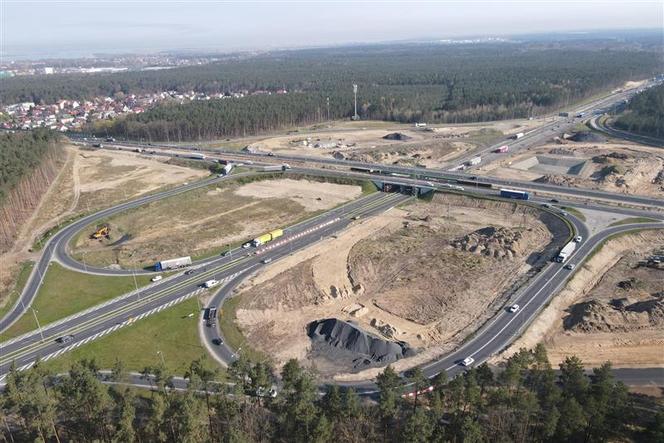 Przebudowa węzła Kijewo - kwiecień 2021