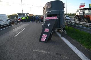 Strajk rolników w Myśliborzu na S3