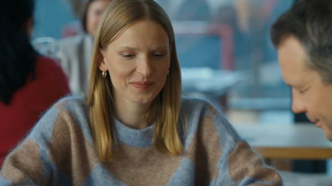 Barwy szczęścia, odcinek 3199. Jagoda (Karolina Rzepa), Bruno (Lesław Żurek)