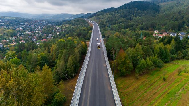 Budowa S1 Przybędza - Milówka, październik 2024