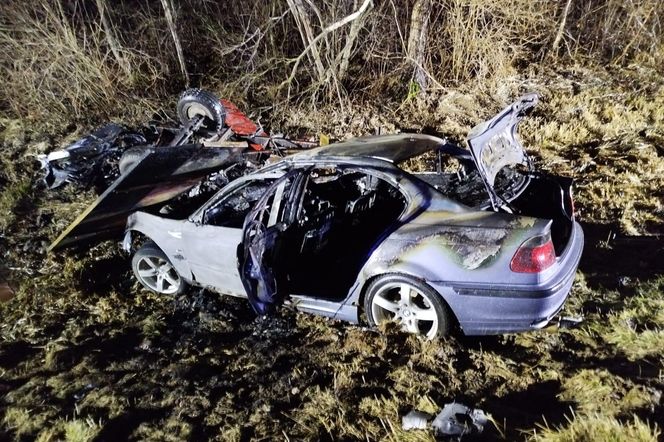 Szuszalewo. 19-letni kierowca BMW nie żyje. Tragiczny wypadek