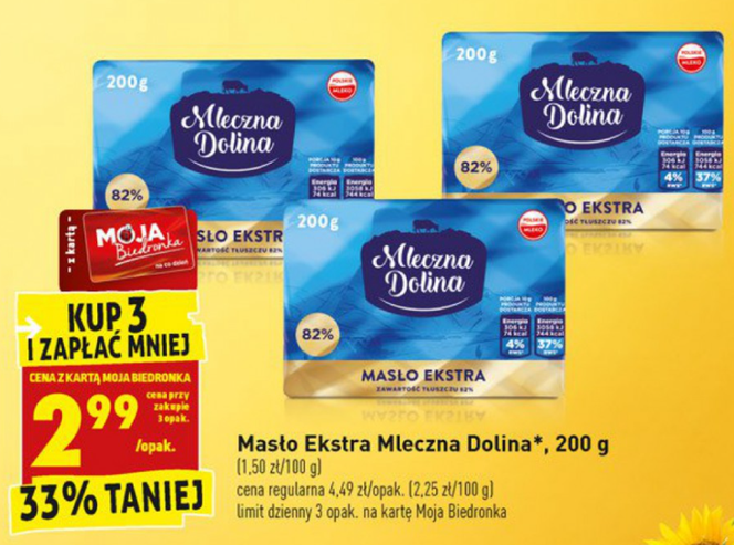 Biedronka - nowe promocje! Szynka za 1 złoty, kiełbasa za 2 złote, masło za 3 złote!