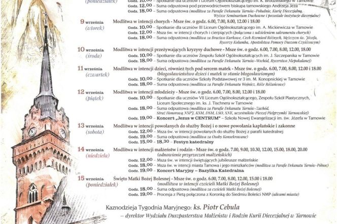 Tarnów: Tydzień Maryjny w bazylice katedralnej