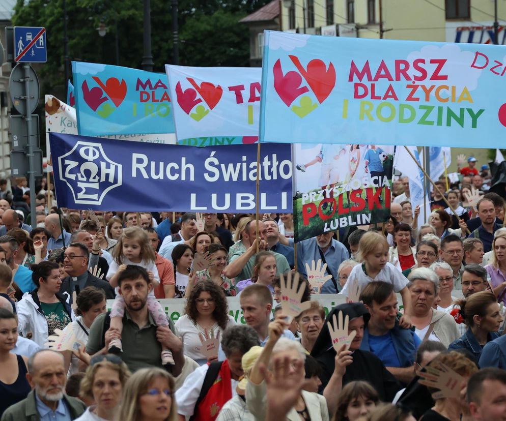 Marsz dla Życia i Rodziny przeszedł przez centrum Lublina