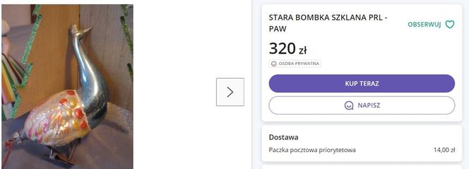 Masz na strychu bombki z PRL-u? Możesz nieźle zarobić