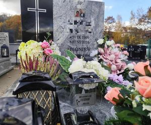 Justyna i Zbyszek zginęli z rąk Tadeusza Dudy. Pomnik na cmentarzu przypomina o horrorze