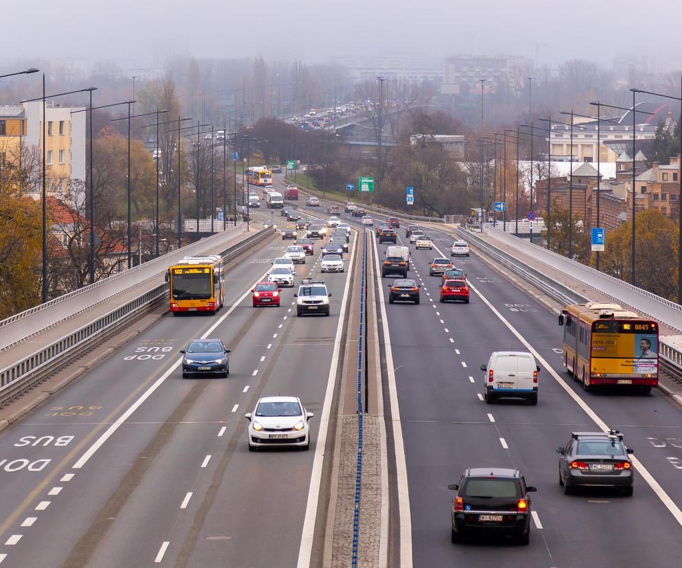 Remont Trasy Łazienkowskiej – nowe wiadukty przy Agrykoli, listopad 2023