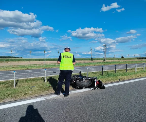Tragiczny wypadek na S11. Nie żyje motocyklista