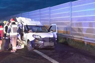 Karambol na autostradzie A2