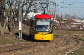 Pszczeli tramwaj na ulicach Warszawy