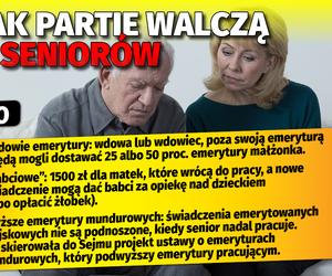 Tak partie walczą o seniorów