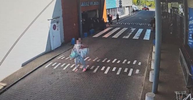 Ukradła i schowała się przed policją za drzewem